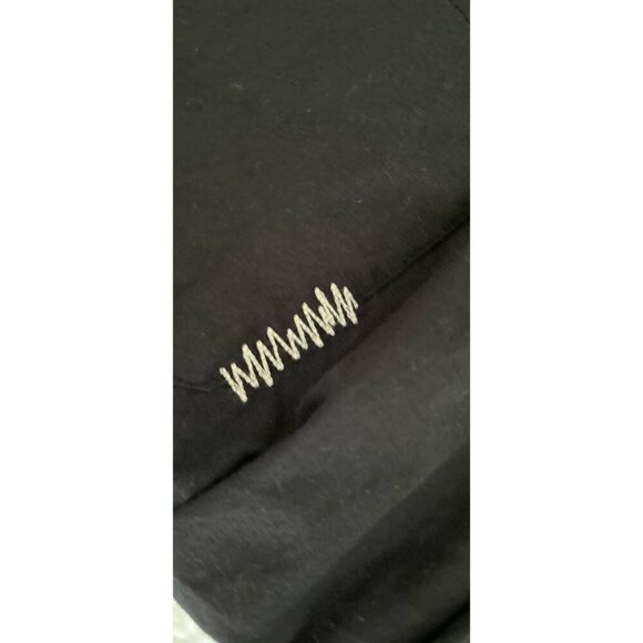 The Shirt Rochelle Behrens Shirt Button-down Black Cotton Front Pocket - Picture 7 of 7